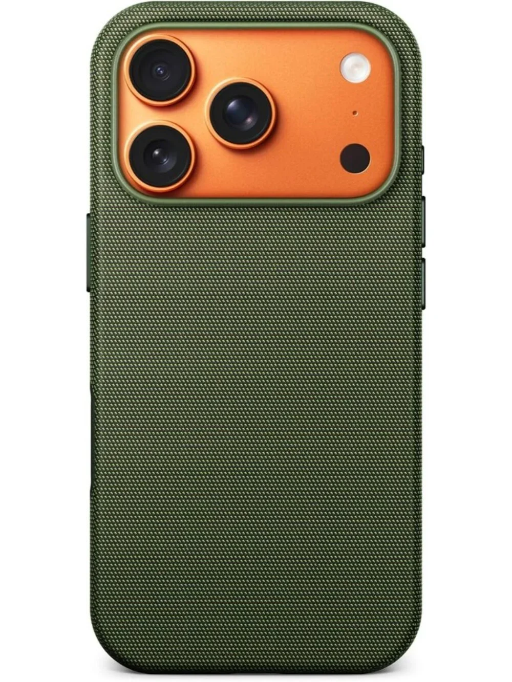 iPhone 17 Pro Max Green Techwoven Drop Protection Shockproof Skin-Friendly Case